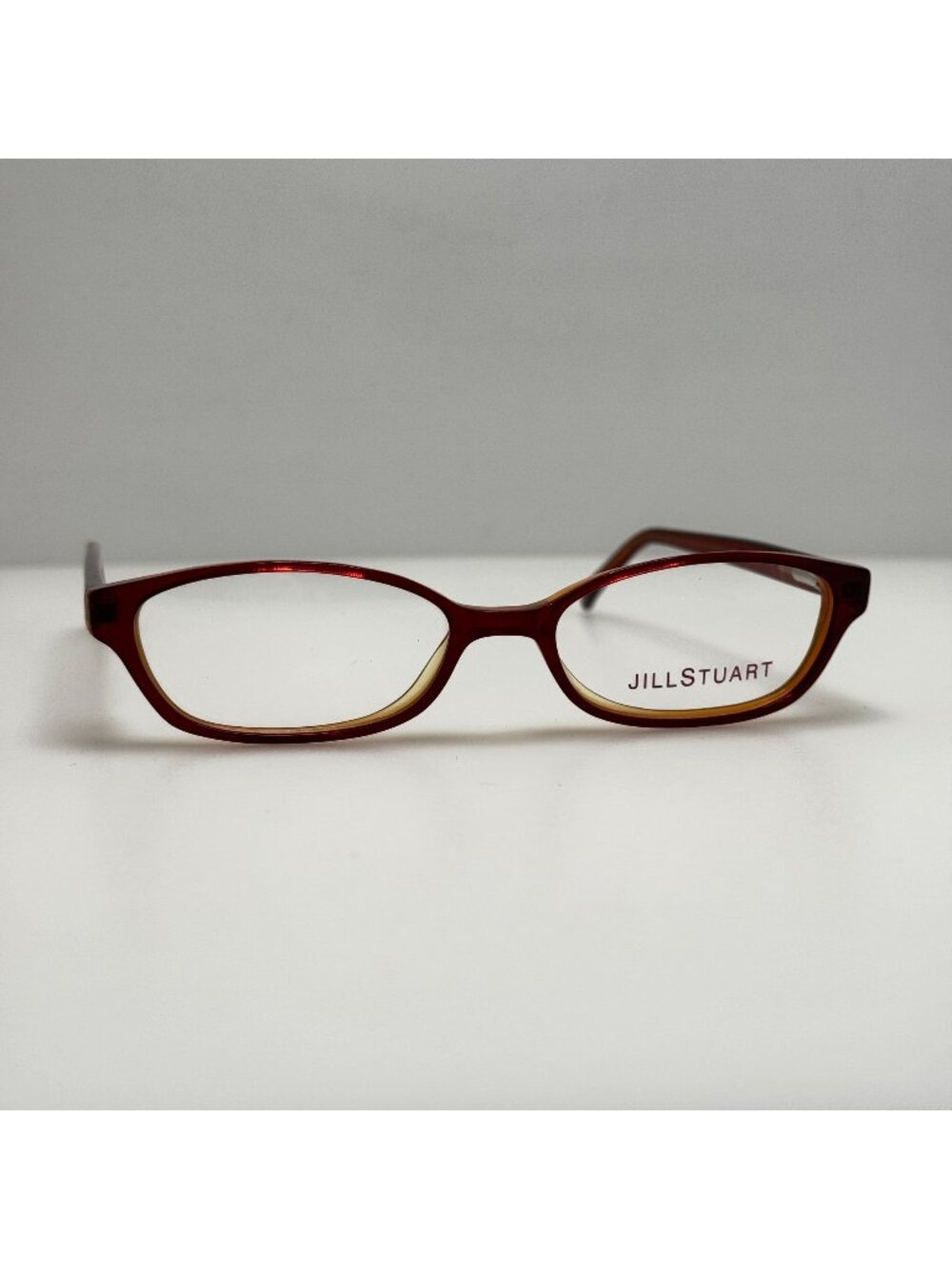 Jill Stuart JS 109-2 Burgundy Gold Eyeglasses Eye Glasses Frames 49-16-140